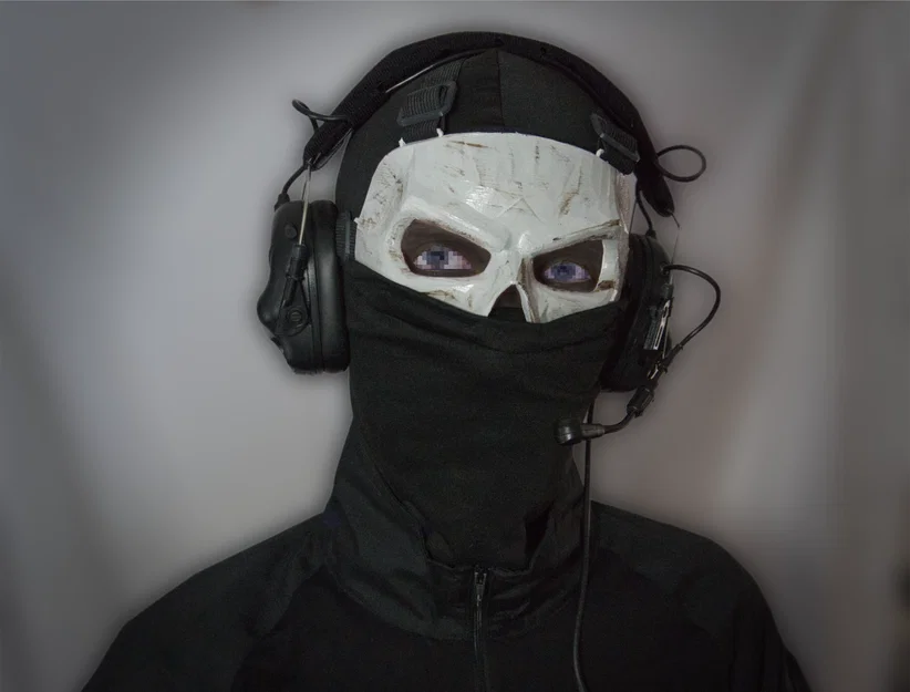 Mặt nạ Ghost Red Team 141 Operator (có lỗ để khâu) - Image 1