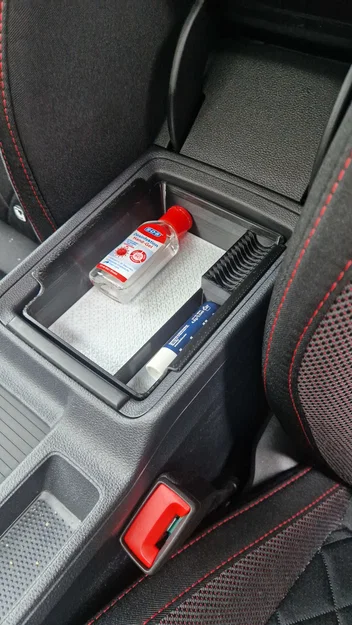 Khay đựng đồ bệ tì tay cho Skoda Octavia 2023 (Armrest Inlay) - Image 1