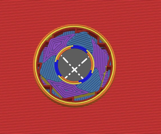 Bệ xoay universal cho Garden Wind Spinner, không cần support - Image 15