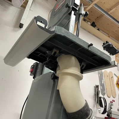 Hệ thống hút bụi bandsaw tốt hơn cho King Industrial (2 phần, nam châm)