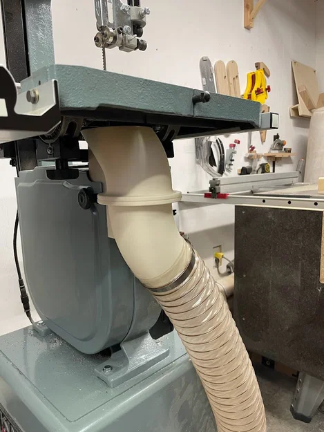 Hệ thống hút bụi bandsaw tốt hơn cho King Industrial (2 phần, nam châm) - Image 2