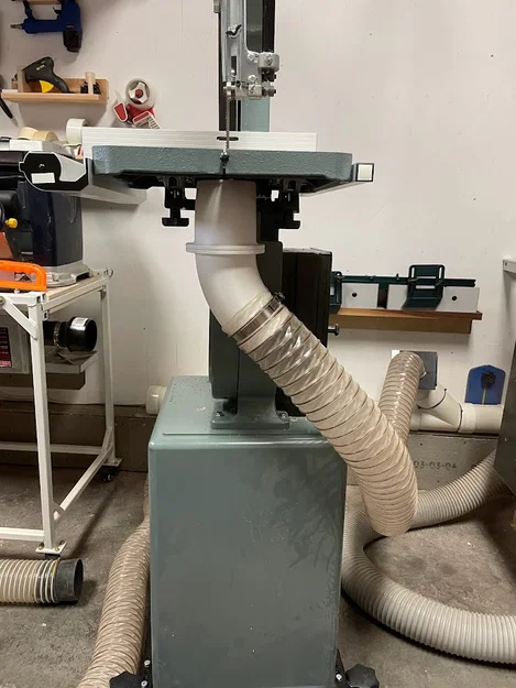 Hệ thống hút bụi bandsaw tốt hơn cho King Industrial (2 phần, nam châm) - Image 3