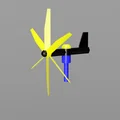 Chong chóng gió trang trí sân vườn - Dự án in 3D đơn giản, bắt mắt - Thumbnail 2