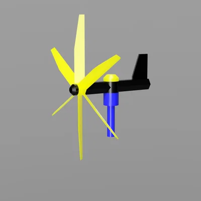 Chong chóng gió trang trí sân vườn - Dự án in 3D đơn giản, bắt mắt