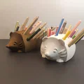 Mô hình nhím cắm bút Crayon Hedgehog đáng yêu cho bàn làm việc - Thumbnail 2