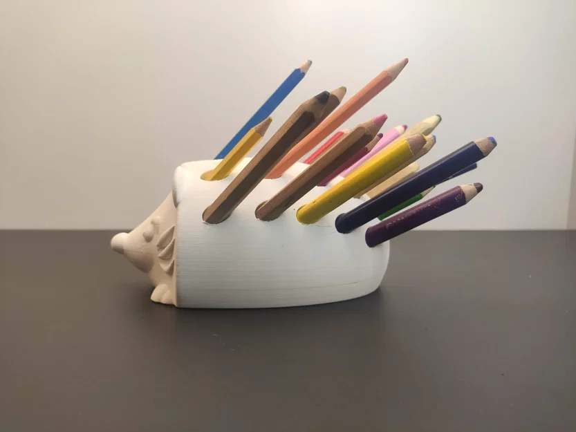 Mô hình nhím cắm bút Crayon Hedgehog đáng yêu cho bàn làm việc - Image 5