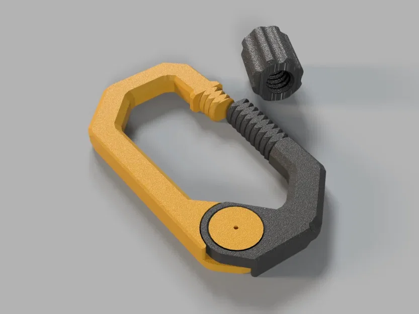 Swivel Carabiner - Móc khóa xoay đa năng in 3D tiện lợi - Image 1