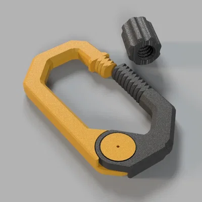 Swivel Carabiner - Móc khóa xoay đa năng in 3D tiện lợi