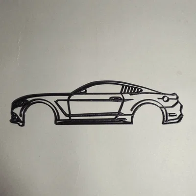 Mô hình Ford Mustang GT 2015 dạng Silhouette độc đáo