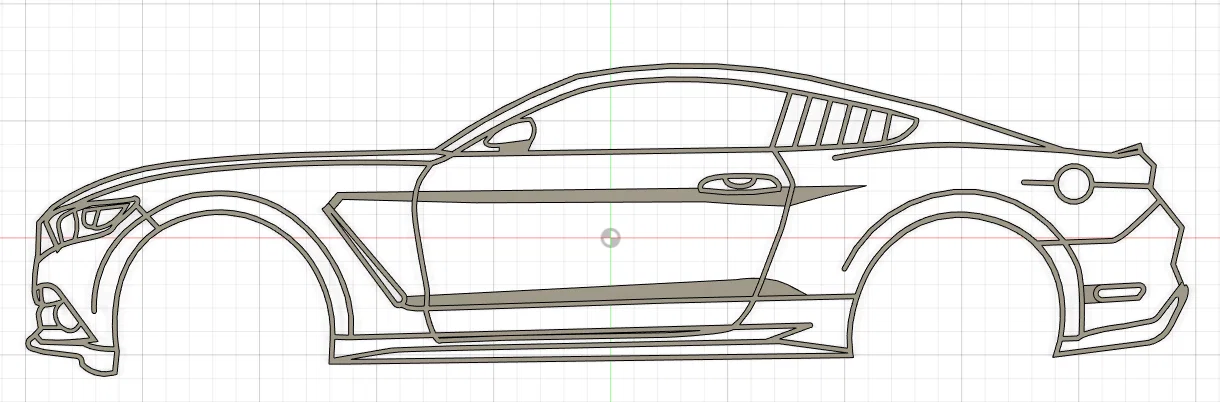 Mô hình Ford Mustang GT 2015 dạng Silhouette độc đáo - Image 2