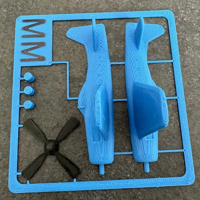 Mô hình lắp ráp máy bay F8F Bearcat (Kit Card) in 3D ấn tượng