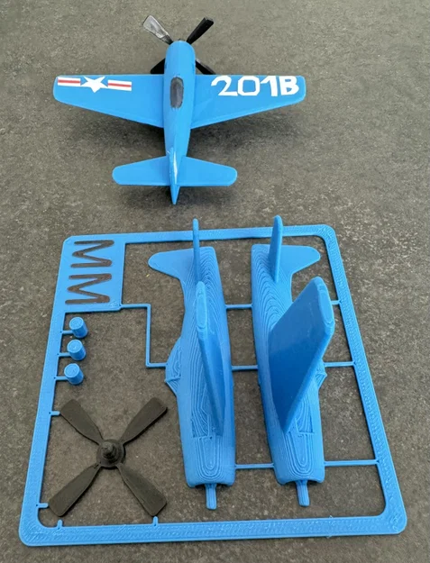 Mô hình lắp ráp máy bay F8F Bearcat (Kit Card) in 3D ấn tượng - Image 4