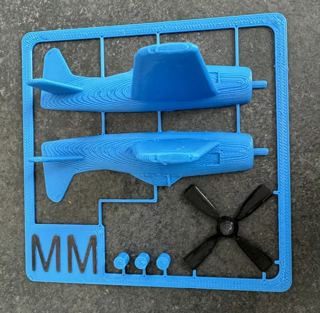 Mô hình lắp ráp máy bay F8F Bearcat (Kit Card) in 3D ấn tượng - Image 5