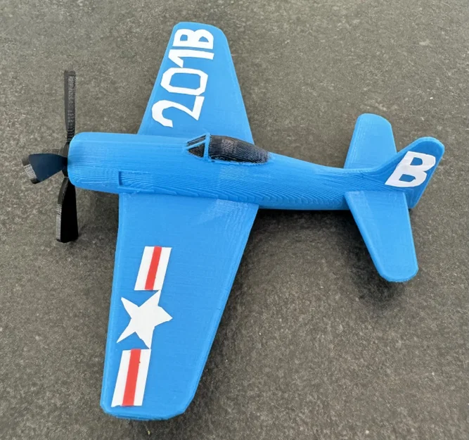 Mô hình lắp ráp máy bay F8F Bearcat (Kit Card) in 3D ấn tượng - Image 11