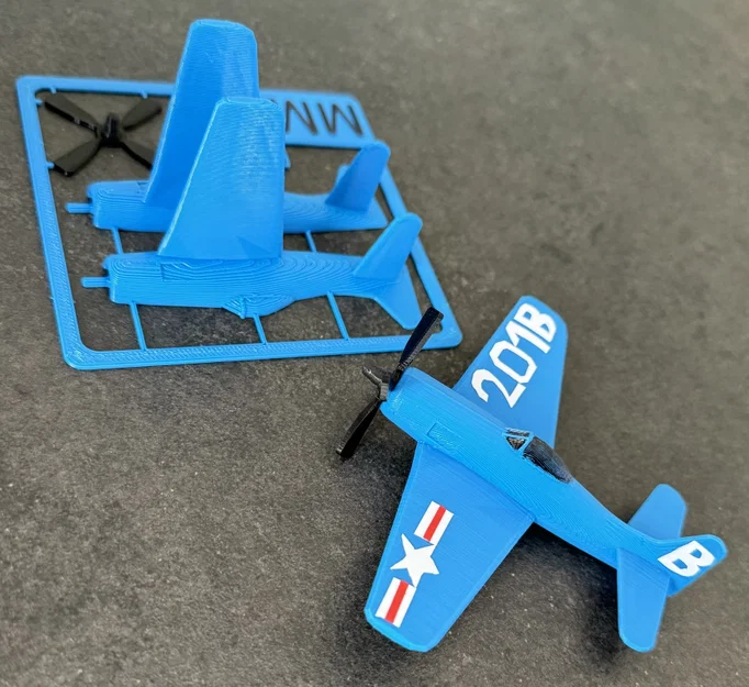 Mô hình lắp ráp máy bay F8F Bearcat (Kit Card) in 3D ấn tượng - Image 14