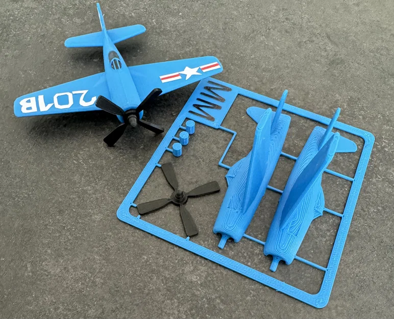 Mô hình lắp ráp máy bay F8F Bearcat (Kit Card) in 3D ấn tượng - Image 16