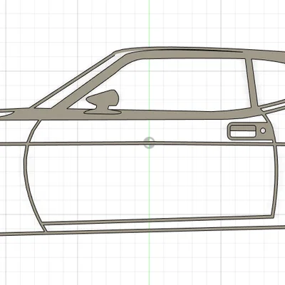 Mô hình treo tường Ford Mustang Mach 1 Silhouette độc đáo