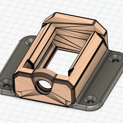 Thân ê-tô mini có lỗ bắt vít cố định bàn làm việc