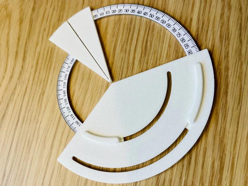 ZeroPivot Protractor V2 – Thước đo & vẽ góc tay xoay - Image 1