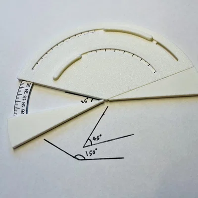 ZeroPivot Protractor V2 – Thước đo & vẽ góc tay xoay