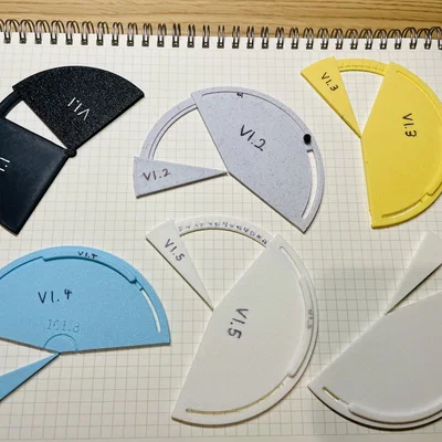 ZeroPivot Protractor V2 – Thước đo & vẽ góc tay xoay