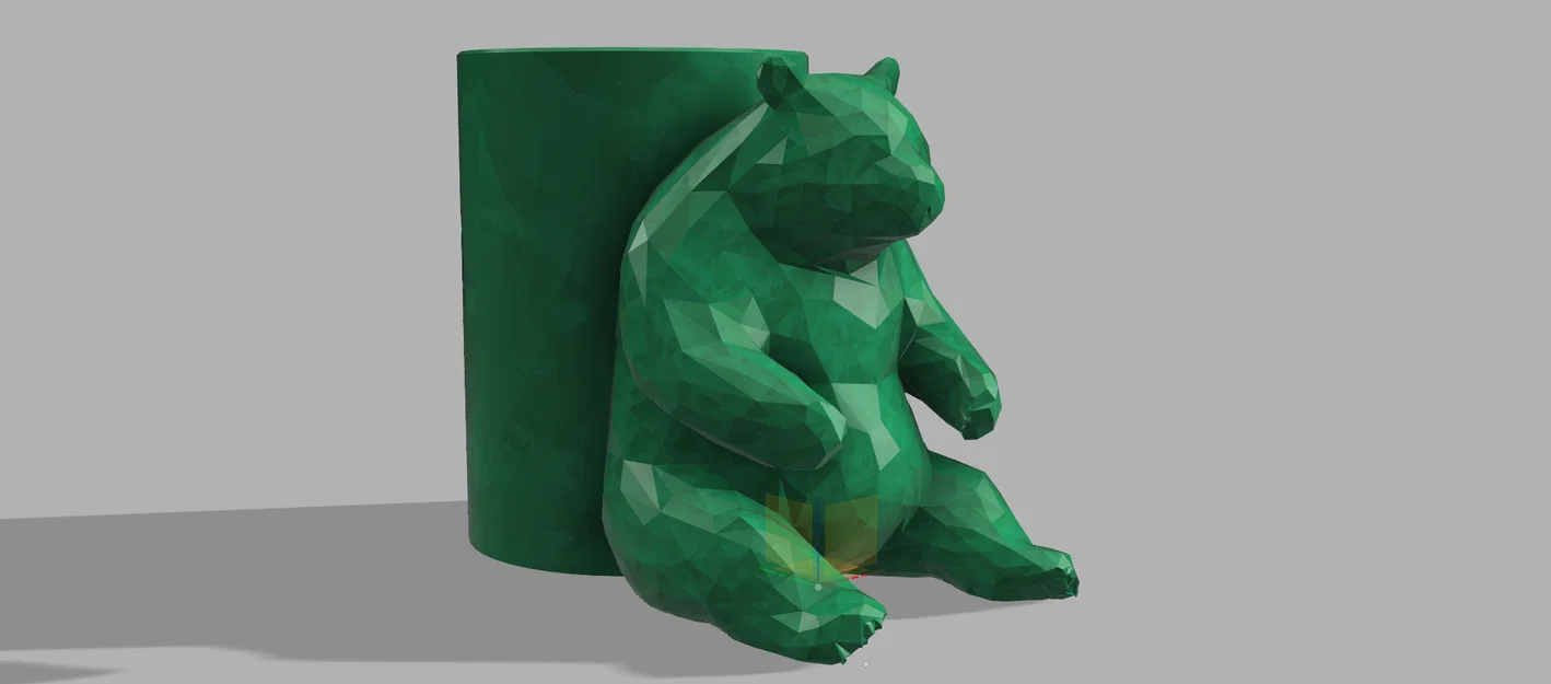 Ống cắm bút hình gấu trúc 3D - Tùy chỉnh dễ dàng với Fusion 360 - Image 2