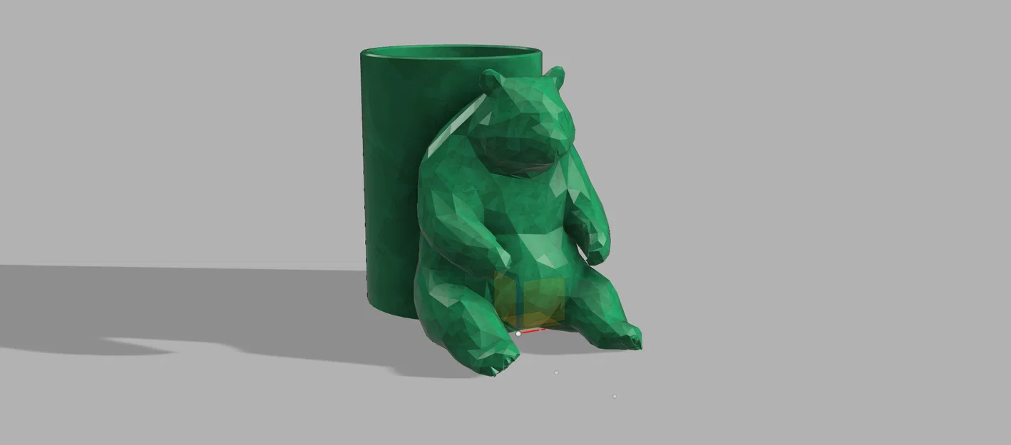 Ống cắm bút hình gấu trúc 3D - Tùy chỉnh dễ dàng với Fusion 360 - Image 5