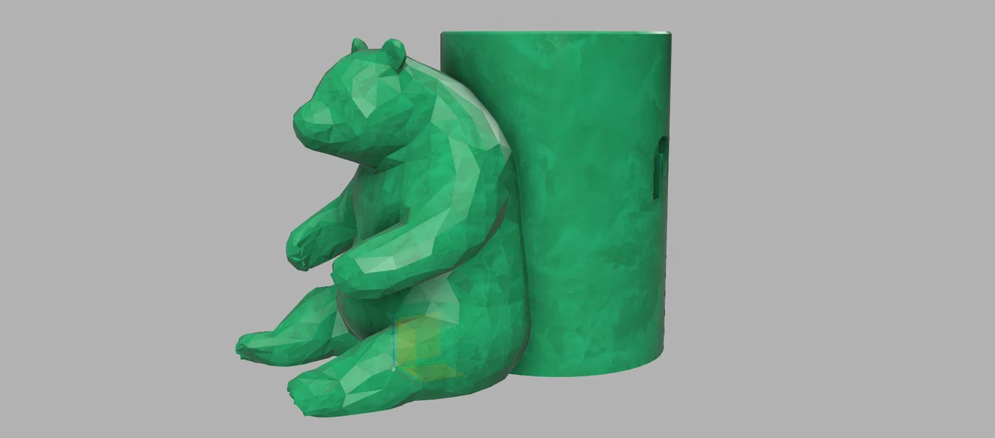 Ống cắm bút hình gấu trúc 3D - Tùy chỉnh dễ dàng với Fusion 360 - Image 6