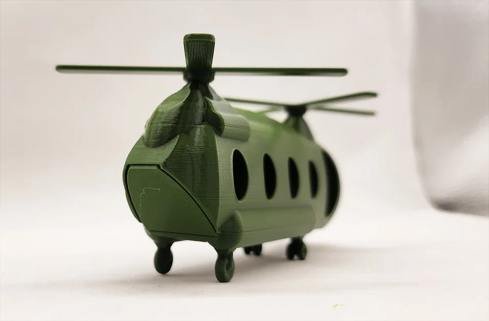 Trực thăng Chinook - Không Cần Supports - Print in Place - Image 4
