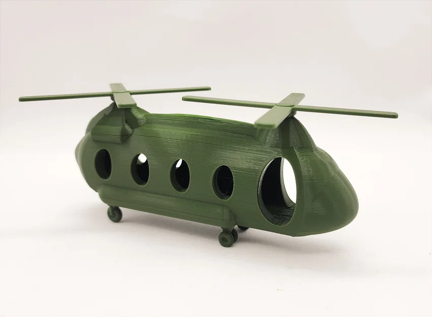 Trực thăng Chinook - Không Cần Supports - Print in Place - Image 5