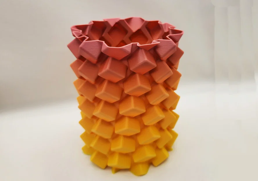 ◇ Bình hoa xoắn ốc Sugar Cube ◇ - Image 2