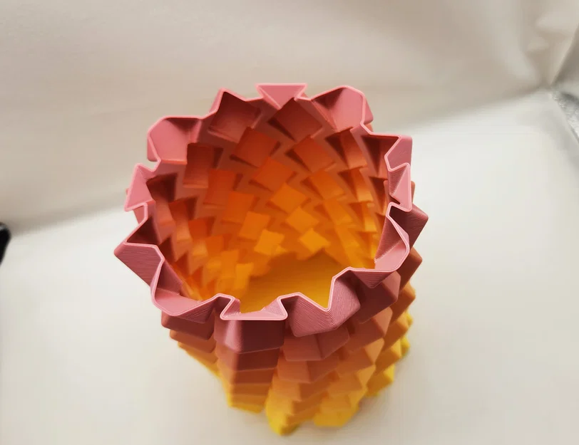 ◇ Bình hoa xoắn ốc Sugar Cube ◇ - Image 5