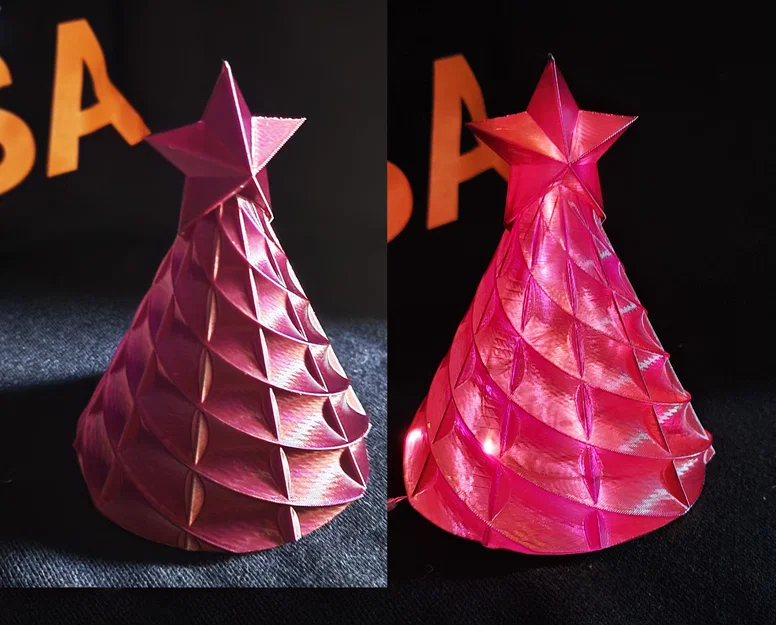 Mô hình cây thông Noel 3D in Vase Mode độc đáo cho trang trí lễ hội - Image 1