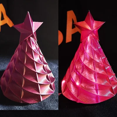 Mô hình cây thông Noel 3D in Vase Mode độc đáo cho trang trí lễ hội