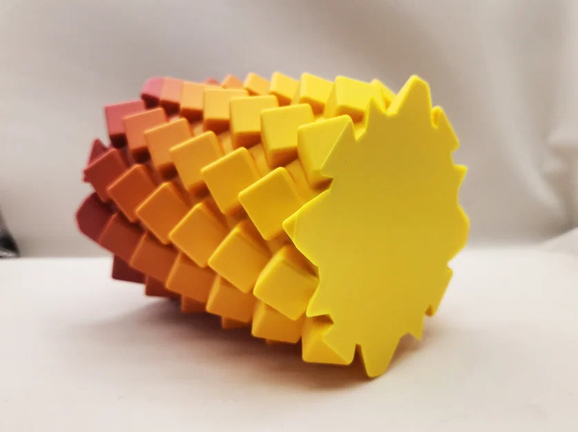 ◇ Bình hoa xoắn ốc Sugar Cube ◇ - Image 6