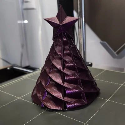 Mô hình cây thông Noel 3D in Vase Mode độc đáo cho trang trí lễ hội