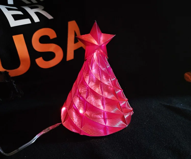 Mô hình cây thông Noel 3D in Vase Mode độc đáo cho trang trí lễ hội - Image 3