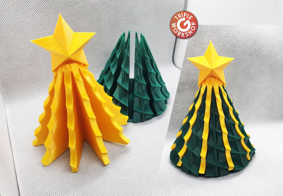 Cây Thông Noel Lắp Khớp 2 Mảnh (Interlocking Xmas Tree 2-piece) - Image 1