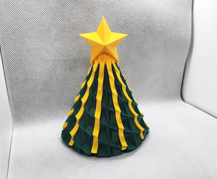 Cây Thông Noel Lắp Khớp 2 Mảnh (Interlocking Xmas Tree 2-piece) - Image 2