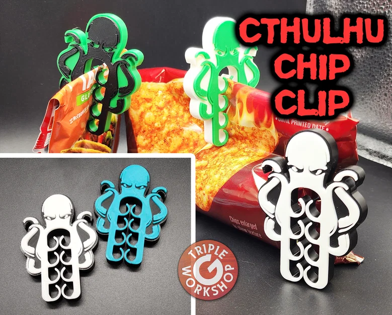 Kẹp Bịch Snack Cthulhu (Cthulhu Chip Clip) - Image 1