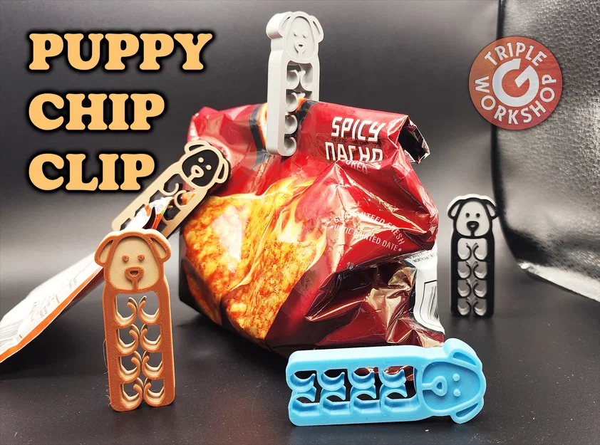 Kẹp Bịch Snack Hình Cún (Puppy Chip Clip) - Image 1