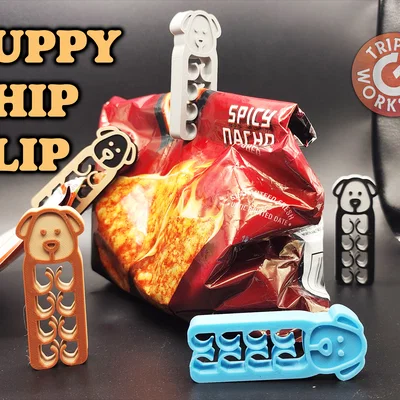 Kẹp Bịch Snack Hình Cún (Puppy Chip Clip)