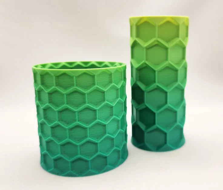 Mẫu Bình Hoa Họa Tiết Tổ Ong Honeycomb Spiral Vases Đẹp Mắt - Image 6