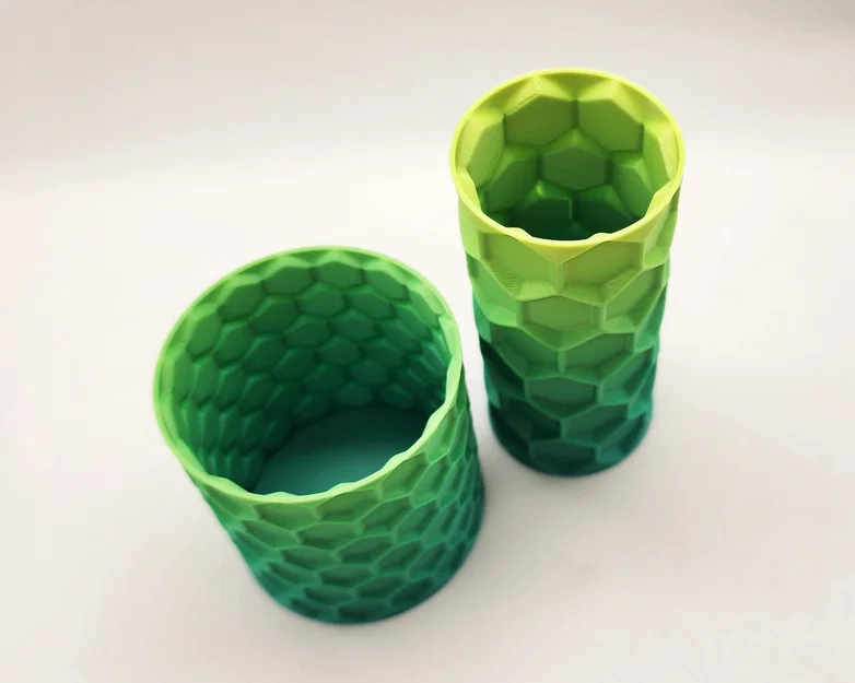 Mẫu Bình Hoa Họa Tiết Tổ Ong Honeycomb Spiral Vases Đẹp Mắt - Image 7