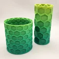 Mẫu Bình Hoa Họa Tiết Tổ Ong Honeycomb Spiral Vases Đẹp Mắt - Thumbnail 8