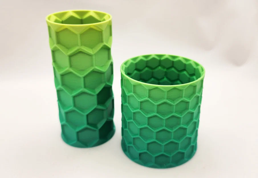 Mẫu Bình Hoa Họa Tiết Tổ Ong Honeycomb Spiral Vases Đẹp Mắt - Image 9