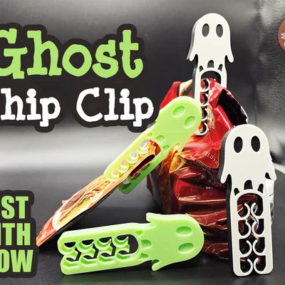 Kẹp Túi Snack Ma (Ghost Chip Clip)