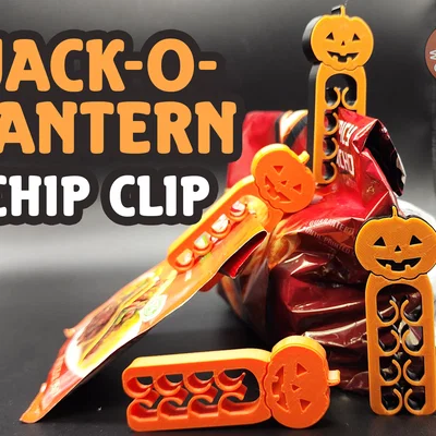 Kẹp Bịch Snack Jack-o-Lantern (Jack-o-Lantern Chip Clip)