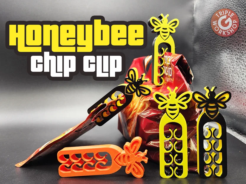 Kẹp Túi Snack Ong Mật (Honeybee Chip Clip) - Image 1