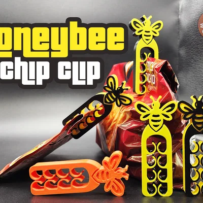 Kẹp Túi Snack Ong Mật (Honeybee Chip Clip)